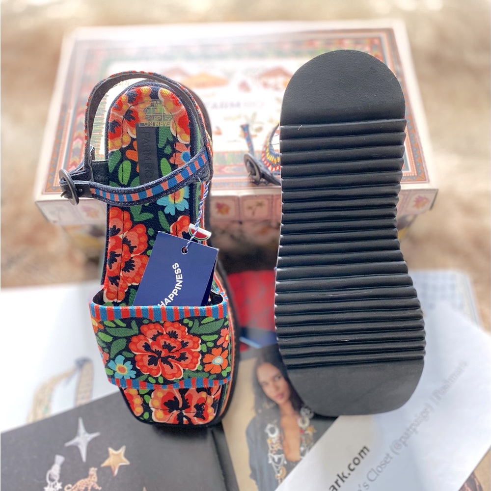 Farm Rio Spring Delight Sandals - Picture 10 of 14
